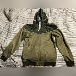 Men’s medium Billabong fleece lined track jacket